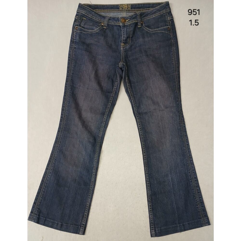 Zana Di (14) Y2K Women's Boot Cut Dark Blue Denim Jeans